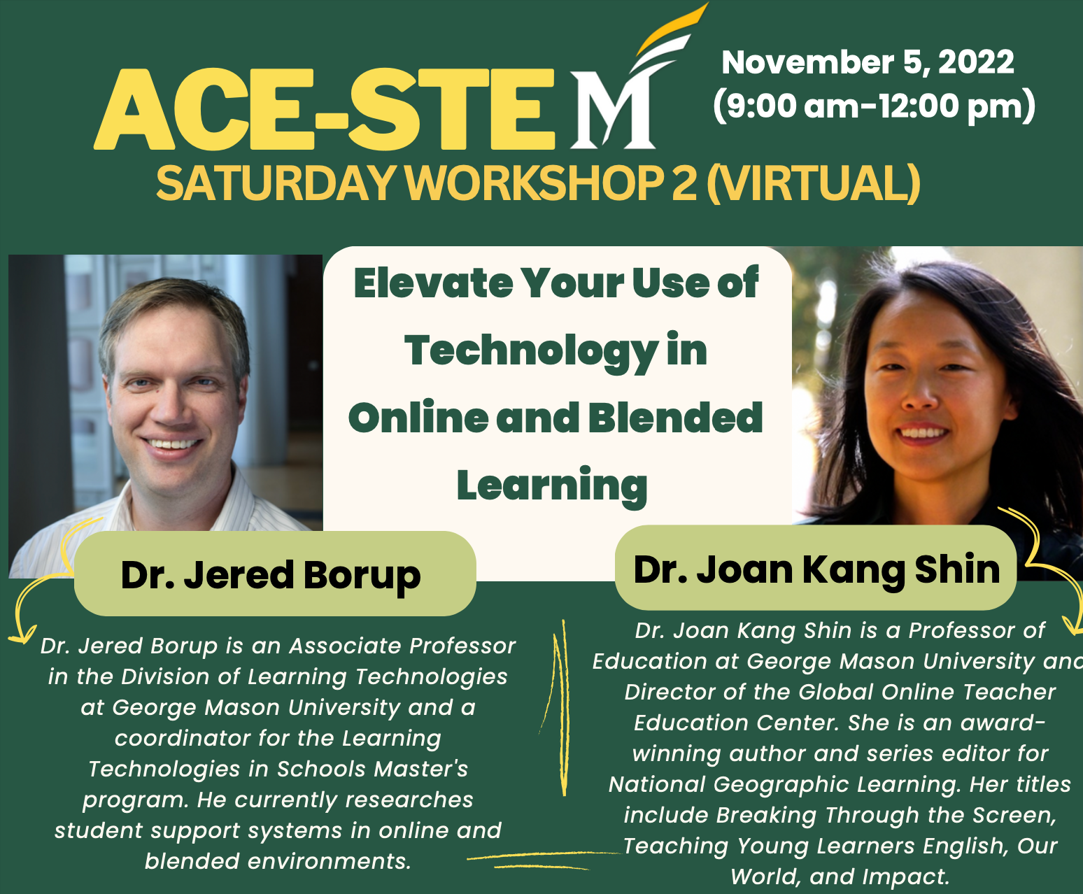 Virtual Saturday Workshops